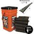 Quick Dam Grab and Go Flood Protection Kit Containing 5-10 ft. Flood Barriers w/Bucket