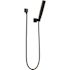 Delta 4-Spray Patterns 1.75 GPM 1.43 in. Wall Mount Handheld Shower Head with H2Okinetic in Matte Black