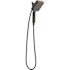Delta In2ition 4-Spray Patterns 1.75 GPM 4.5 in. Wall Mount Dual Shower Heads in Matte Black