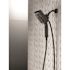 Delta In2ition 4-Spray Patterns 1.75 GPM 4.5 in. Wall Mount Dual Shower Heads in Matte Black