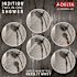 Delta In2ition 4-Spray Patterns 2.50 GPM 5.72 in. Wall Mount Dual Shower Heads in Matte Black