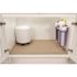 Xtreme Mats 34 in. x 22 in. Beige Kitchen Depth Under Sink Cabinet Mat Drip Tray Shelf Liner