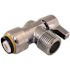 Tectite 1/2 in. Chrome-Plated Brass Push-To-Connect x 1/2 in. MIP Brass Quarter-Turn Angle Stop Valve