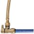 Tectite 1/2 in. Chrome-Plated Brass Push-To-Connect x 1/2 in. MIP Brass Quarter-Turn Angle Stop Valve