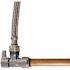 Tectite 1/2 in. Chrome-Plated Brass Push-To-Connect x 1/2 in. MIP Brass Quarter-Turn Angle Stop Valve