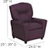 Flash Furniture Contemporary Red Microfiber Kids Recliner with Cup Holder
