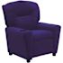 Flash Furniture Contemporary Blue Microfiber Kids Recliner with Cup Holder