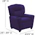 Flash Furniture Contemporary Blue Microfiber Kids Recliner with Cup Holder