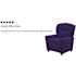 Flash Furniture Contemporary Blue Microfiber Kids Recliner with Cup Holder