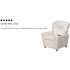 Flash Furniture Contemporary White Vinyl Kids Recliner with Cup Holder