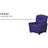 Flash Furniture Contemporary Blue Vinyl Kids Recliner with Cup Holder
