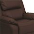 Flash Furniture Deluxe Padded Contemporary Brown Leather Kids Recliner with Storage Arms