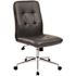 BOSS Office Products Contemporary Task Chair Black Vinyl Cover with Ergonomic Seat Height Adjustment
