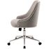 BOSS Office Products Designer Gray Linen Fabric Desk Chair
