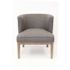 BOSS Office Products Designer Guest Chair Slate Grey Linen Fabric Driftwood Wood frame Comfort Cushions