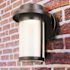 Design House Longmont Oil Rubbed Bronze Integrated LED Outdoor Wall Lantern Sconce