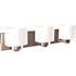 Design House Dove Creek 3-Light Satin Nickel Bath Light
