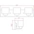 Design House Dove Creek 3-Light Satin Nickel Bath Light