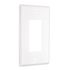 TAYMAC 1-Gang Decorator/Rocker Wall Plate - White (1-Pack)