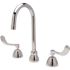 Zurn AquaSpec Widespread Gooseneck Faucet, 5 3/8 in. Spout, 2.2 GPM Pressure-Compensating Aerator, 4 in. Wrist Blade Handles