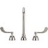 Zurn AquaSpec Widespread Gooseneck Faucet, 5 3/8 in. Spout, 2.2 GPM Pressure-Compensating Aerator, 4 in. Wrist Blade Handles
