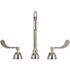 Zurn AquaSpec Widespread Gooseneck Faucet, 5 3/8 in. Spout, 2.2 GPM Pressure-Compensating Aerator, 4 in. Wrist Blade Handles