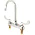 Zurn AquaSpec DeckMount Gooseneck Faucet with 2.2 GPM Pressure-Compensating Aerator 5 3/8 in. Spout 4 in. Wrist Blade Handles