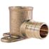 Apollo 3/4 in. Brass PEX-B Barb x 1/2 in. Female Pipe Thread Adapter 90-Degree Drop-Ear Elbow