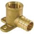 Apollo 3/4 in. Brass PEX-B Barb x 1/2 in. Female Pipe Thread Adapter 90-Degree Drop-Ear Elbow