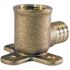 Apollo 3/4 in. Brass PEX-B Barb x 1/2 in. Female Pipe Thread Adapter 90-Degree Drop-Ear Elbow
