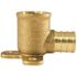 Apollo 3/4 in. Brass PEX-B Barb x 1/2 in. Female Pipe Thread Adapter 90-Degree Drop-Ear Elbow