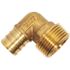 Apollo 3/4 in. Brass PEX-B Barb x 3/4 in. Male Pipe Thread Adapter 90-Degree Elbow