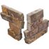 MSI California Gold Ledger Corner 6 in. x 6 in. Splitface Slate Wall Tile (2 sq. ft./Case)