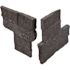 MSI Coal Canyon Ledger Corner 6 in. x 6 in. Splitface Quartzite Wall Tile (2 sq. ft. / case)