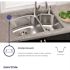 Elkay Dayton 31.75 in. Undermount 50/50 Double Bowl 18 Gauge Stainless Steel Sink Only