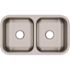 Elkay Dayton 31.75 in. Undermount 50/50 Double Bowl 18 Gauge Stainless Steel Sink Only
