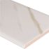 MSI Classique White Calacatta Bullnose 4 in. x 16 in. Glossy Glazed Ceramic Wall Tile (33.33 lin. ft. / case)