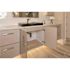 Xtreme Mats 22 in. x 19 in. Beige Bathroom Vanity Depth Under Sink Cabinet Mat Drip Tray Shelf Liner