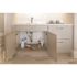 Xtreme Mats 28 in. x 19 in. Beige Bathroom Vanity Depth Under Sink Cabinet Mat Drip Tray Shelf Liner