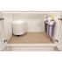 Xtreme Mats 28 in. x 22 in. Beige Kitchen Depth Under Sink Cabinet Mat Drip Tray Shelf Liner