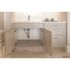 Xtreme Mats 25 in. x 19 in. Beige Bathroom Vanity Depth Under Sink Cabinet Mat Drip Tray Shelf Liner