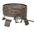 Sporty Campfire 12.5 in. Round Steel Fire Pit in Bronze