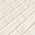 MSI Stirling White Brick Matte White Porcelain Brick Look Tile Rectangle 2 in. x 10 in., Floor and Wall (5.15 sq. ft./Case)