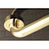 Kingston Brass Meridian 12 in. x 1-1/4 in. Concealed Screw Grab Bar in Polished Brass