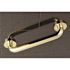 Kingston Brass Meridian 12 in. x 1-1/4 in. Concealed Screw Grab Bar in Polished Brass