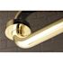 Kingston Brass Meridian 24 in. x 1-1/4 in. Concealed Screw Grab Bar in Polished Brass