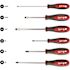 Milwaukee Phillips/Slotted Flat Head Hex Drive Screwdriver Set with Tri-Lobe Handle (6-Piece)