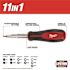 Milwaukee 11-in-1 Multi-Tip Combination Screwdriver with Square Drive Bits