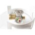 Flame King 20 lbs. Empty Propane Cylinder with Overflow Protection Device and Built-in Gauge