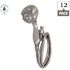 Niagara Conservation Earth Spa 3-Spray Wall Mount Handheld Shower Head 2 GPM in Brushed Nickel (12-Pack)